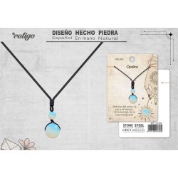 Colgante De Opalina De Bola 14 mm